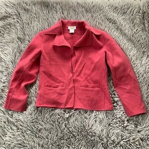 Talbots-WOOL-size 8- VTG Women's Blazer Jacket Coat